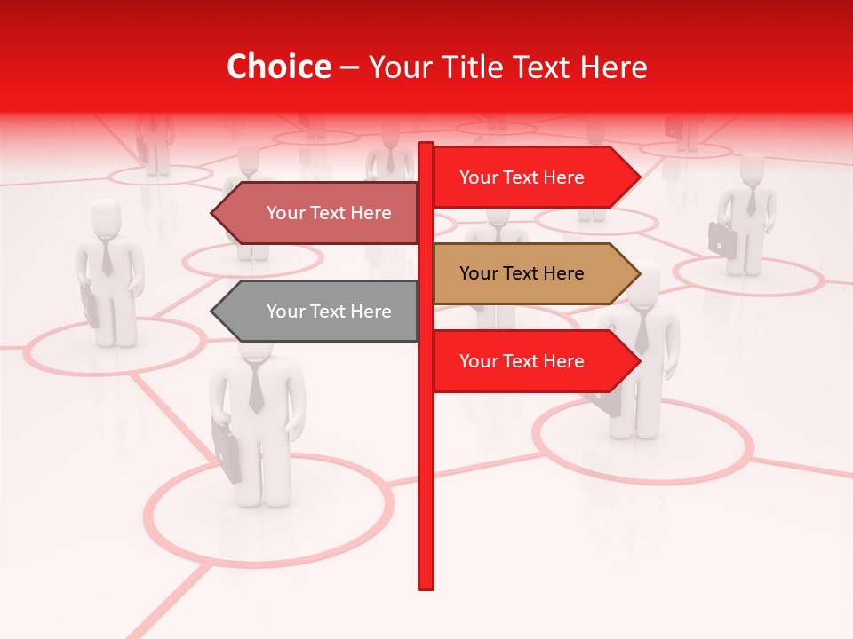 Line Male Chief PowerPoint Template