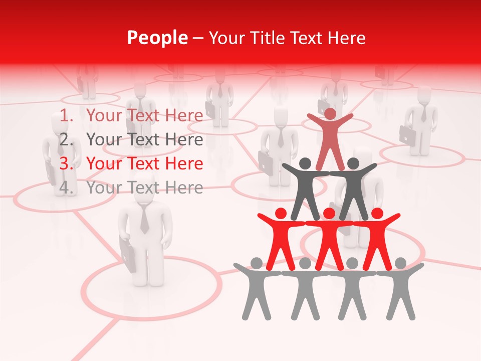 Line Male Chief PowerPoint Template