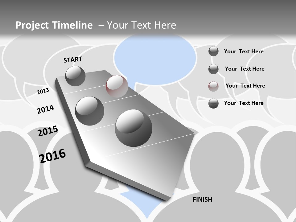 Illustration Communication Media PowerPoint Template