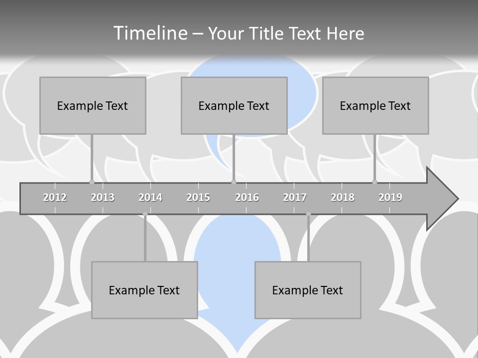 Illustration Communication Media PowerPoint Template