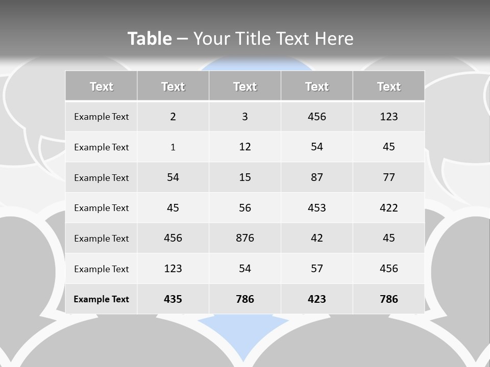 Illustration Communication Media PowerPoint Template