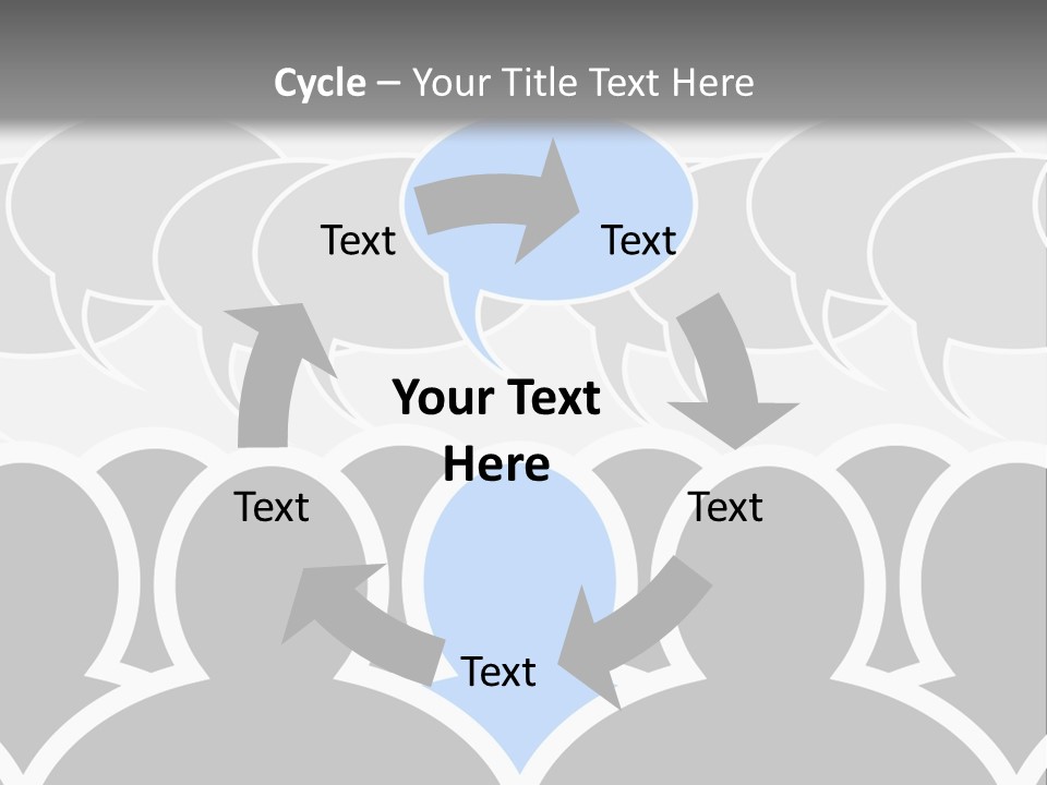 Illustration Communication Media PowerPoint Template