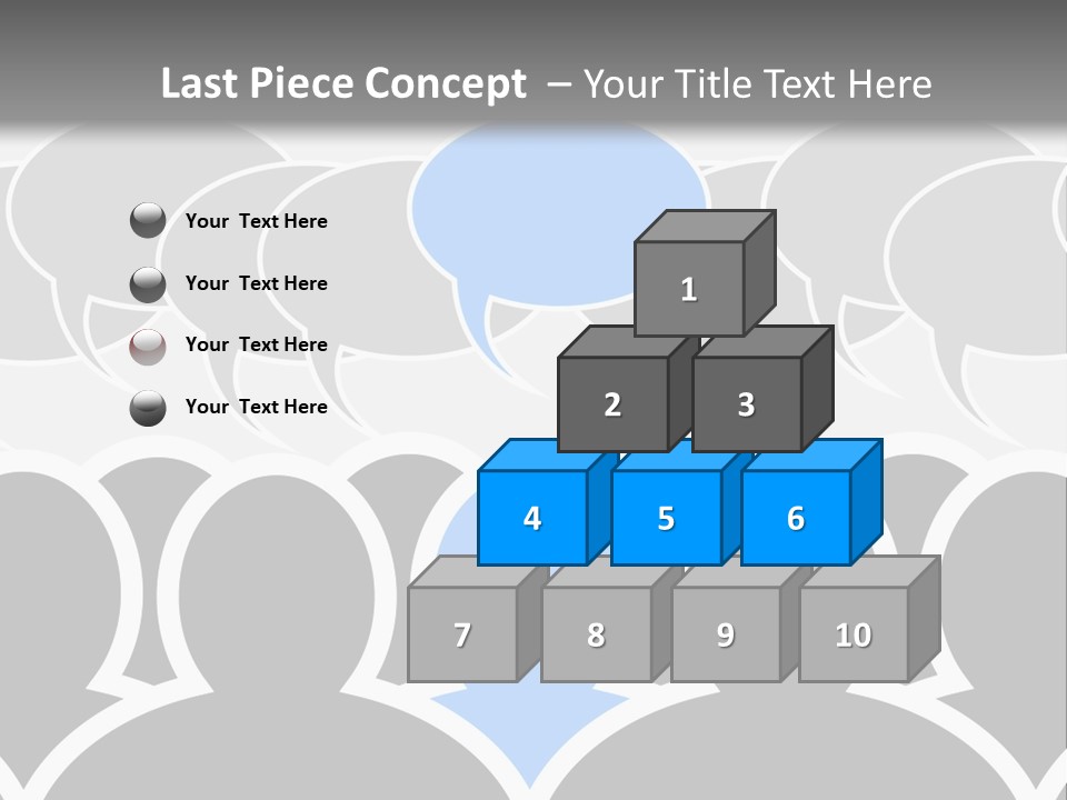 Illustration Communication Media PowerPoint Template