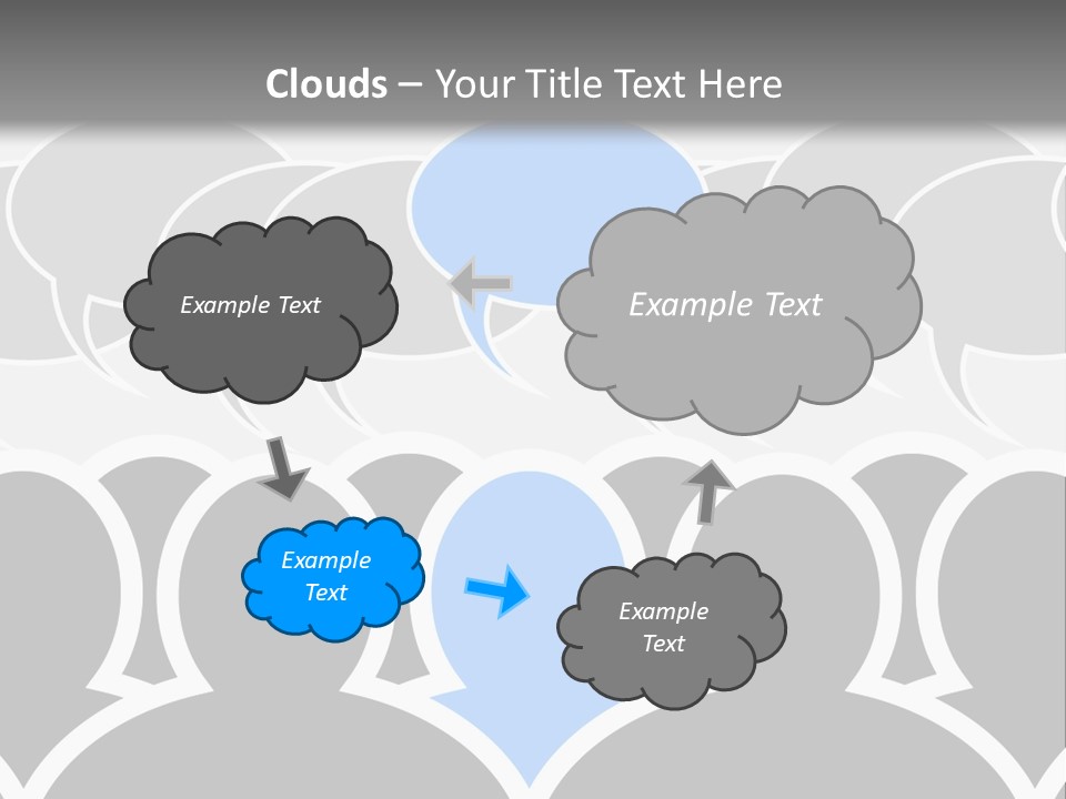 Illustration Communication Media PowerPoint Template