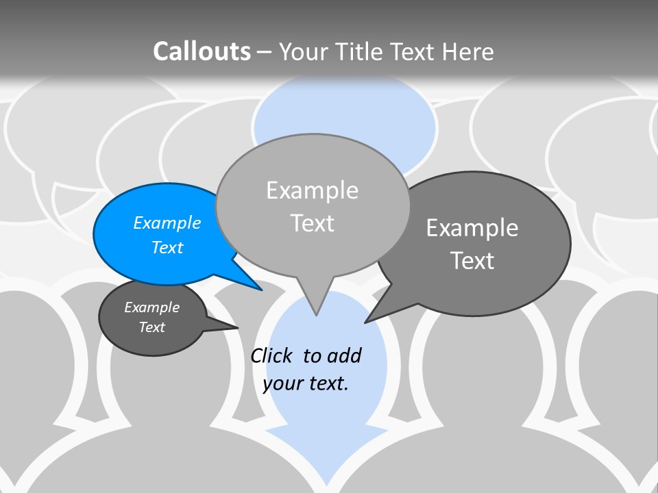 Illustration Communication Media PowerPoint Template