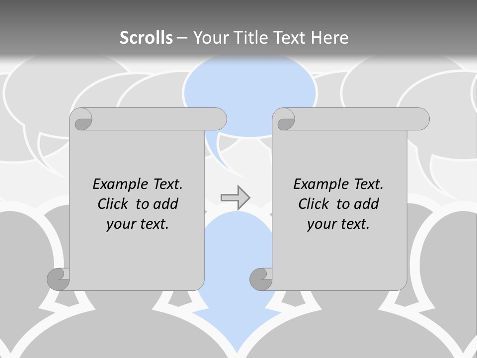 Illustration Communication Media PowerPoint Template