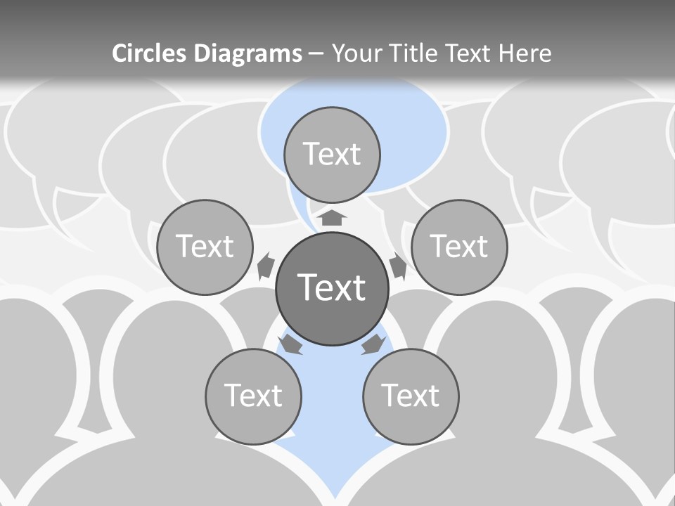 Illustration Communication Media PowerPoint Template