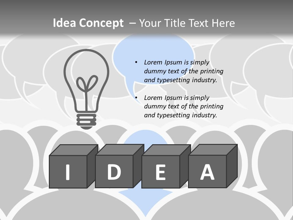 Illustration Communication Media PowerPoint Template