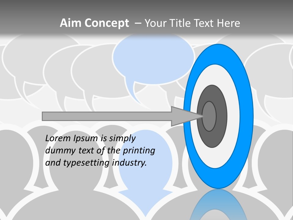 Illustration Communication Media PowerPoint Template