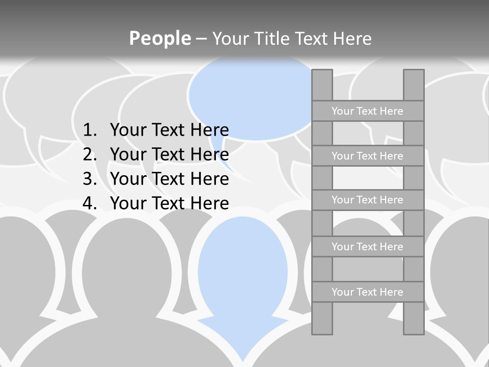 Illustration Communication Media PowerPoint Template