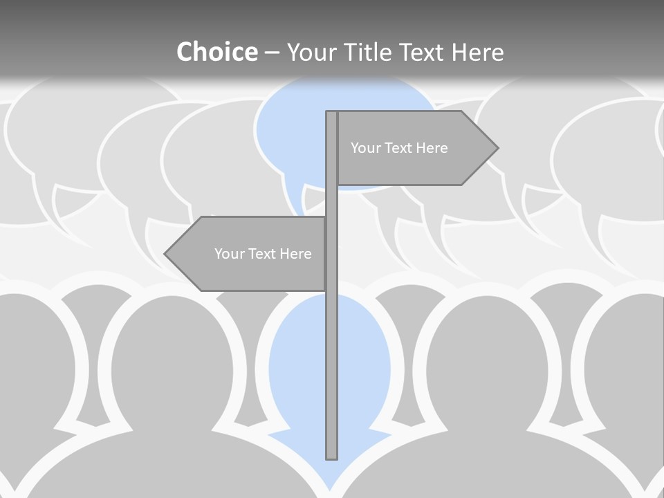Illustration Communication Media PowerPoint Template