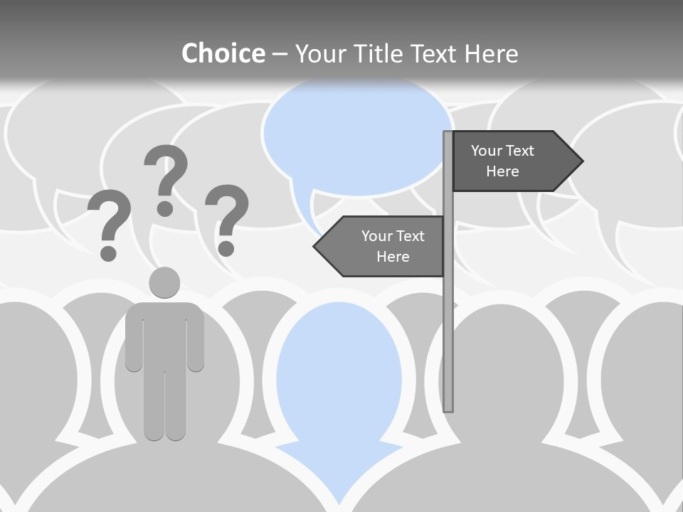 Illustration Communication Media PowerPoint Template
