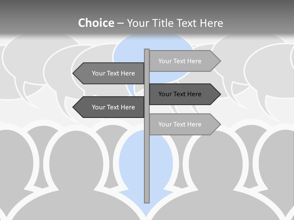 Illustration Communication Media PowerPoint Template
