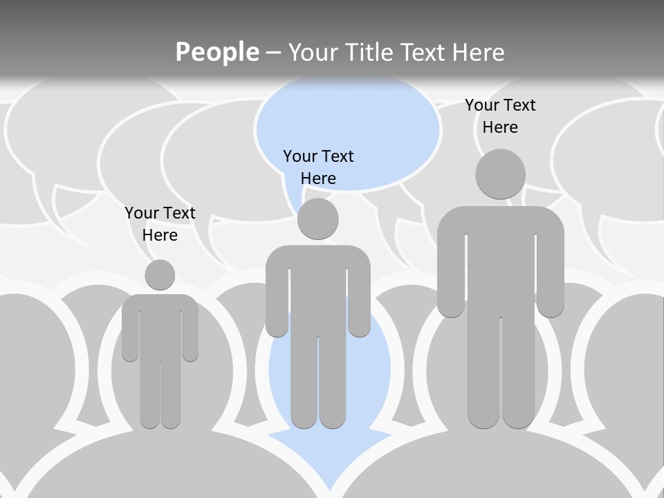 Illustration Communication Media PowerPoint Template