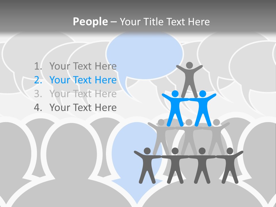 Illustration Communication Media PowerPoint Template