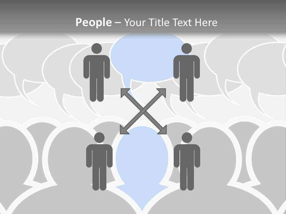 Illustration Communication Media PowerPoint Template