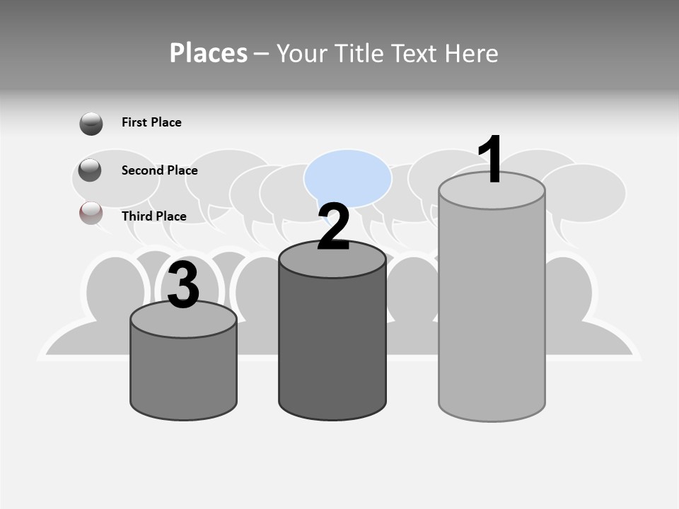 Advertisement Men Crowd PowerPoint Template