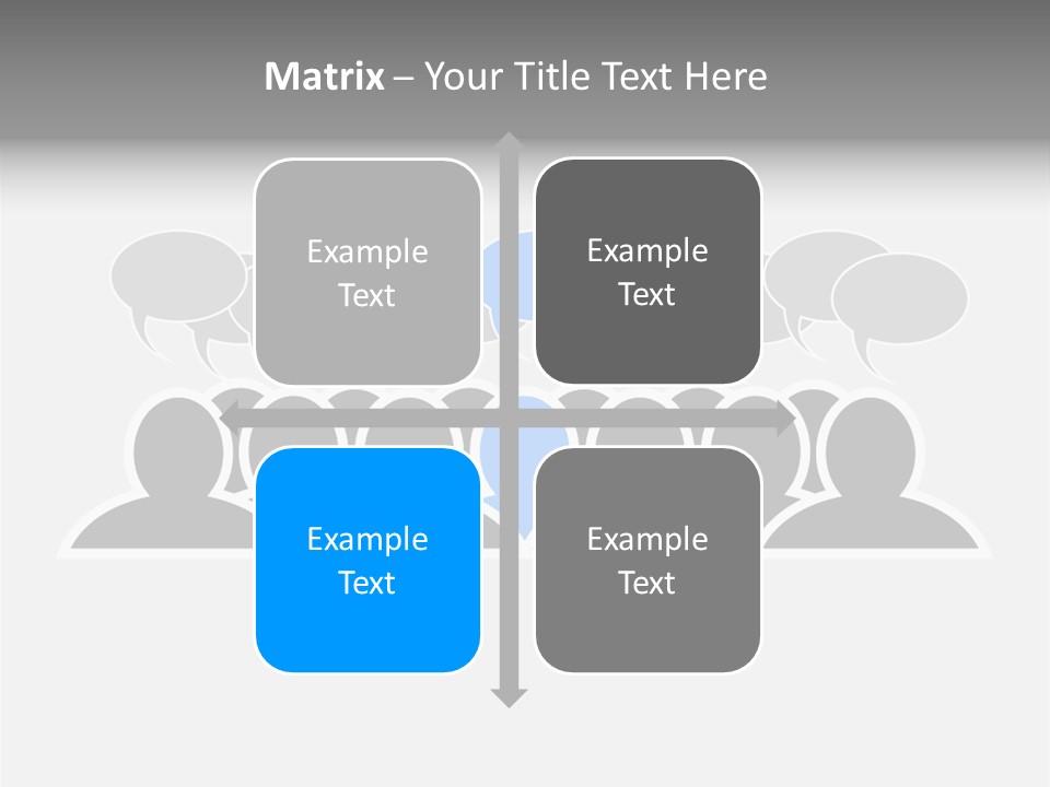 Advertisement Men Crowd PowerPoint Template