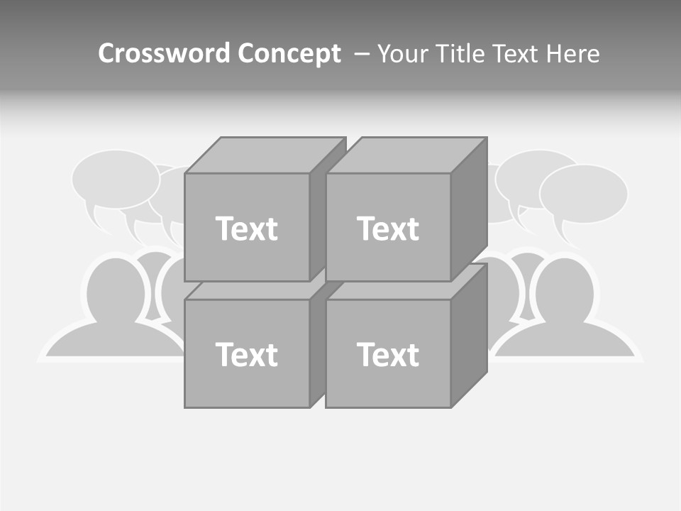 Advertisement Men Crowd PowerPoint Template