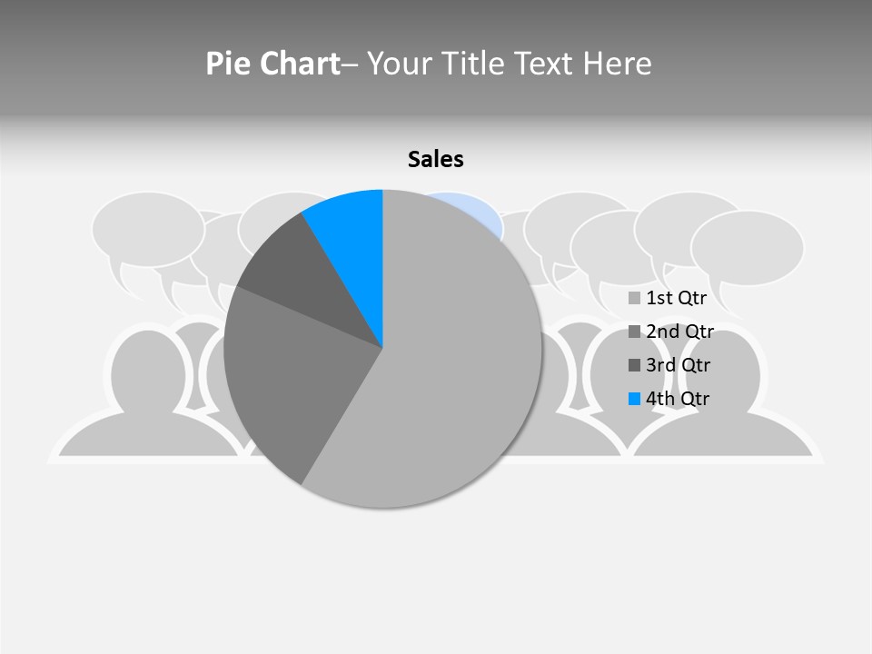 Advertisement Men Crowd PowerPoint Template