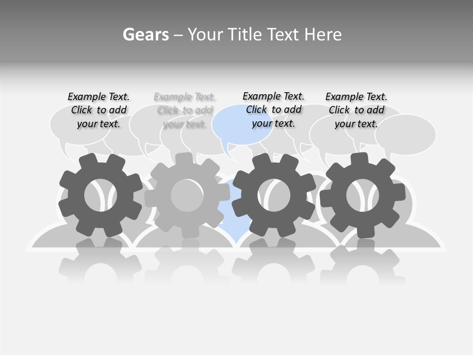 Advertisement Men Crowd PowerPoint Template