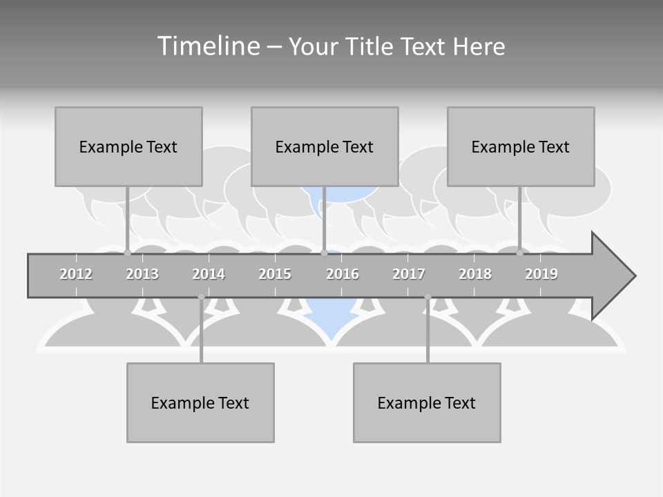 Advertisement Men Crowd PowerPoint Template