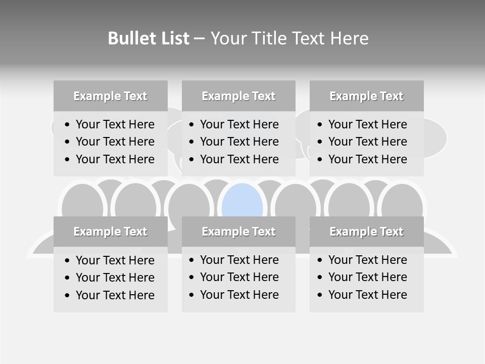 Advertisement Men Crowd PowerPoint Template