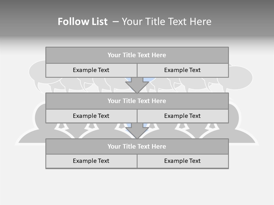 Advertisement Men Crowd PowerPoint Template
