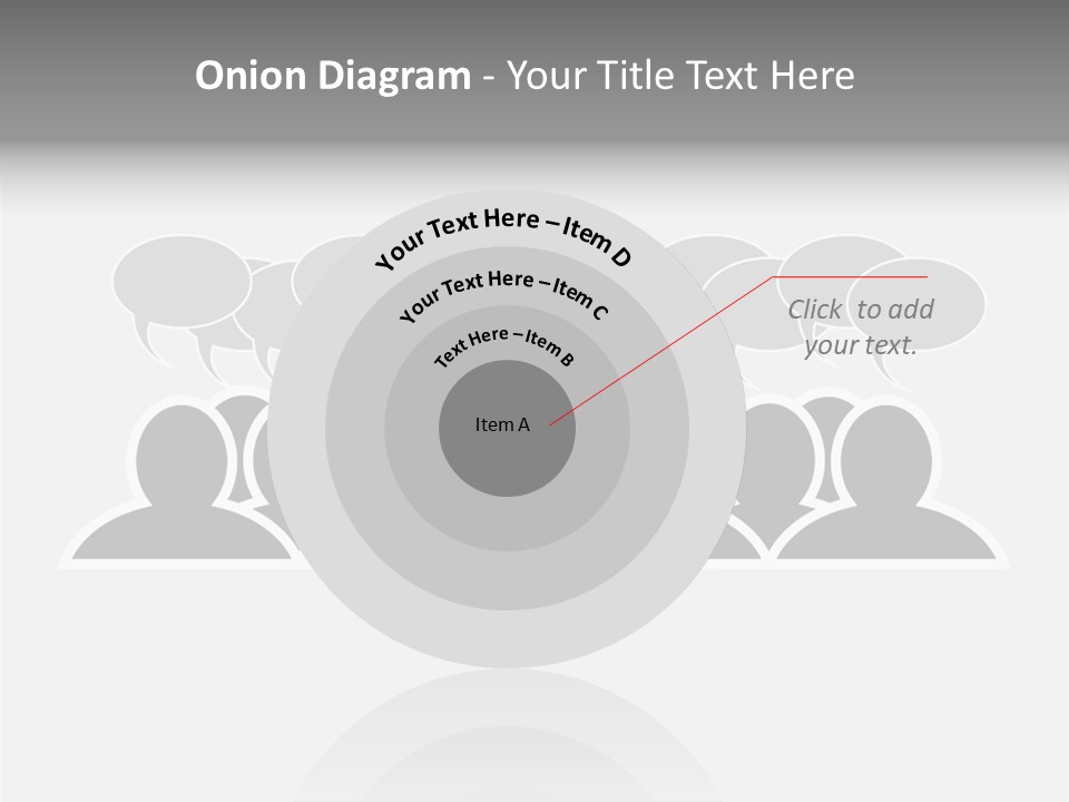 Advertisement Men Crowd PowerPoint Template