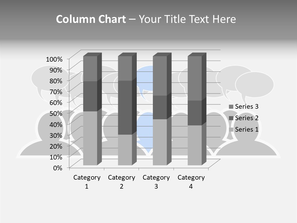 Advertisement Men Crowd PowerPoint Template
