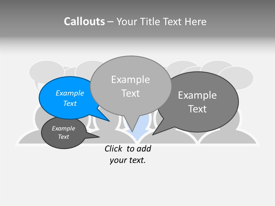 Advertisement Men Crowd PowerPoint Template