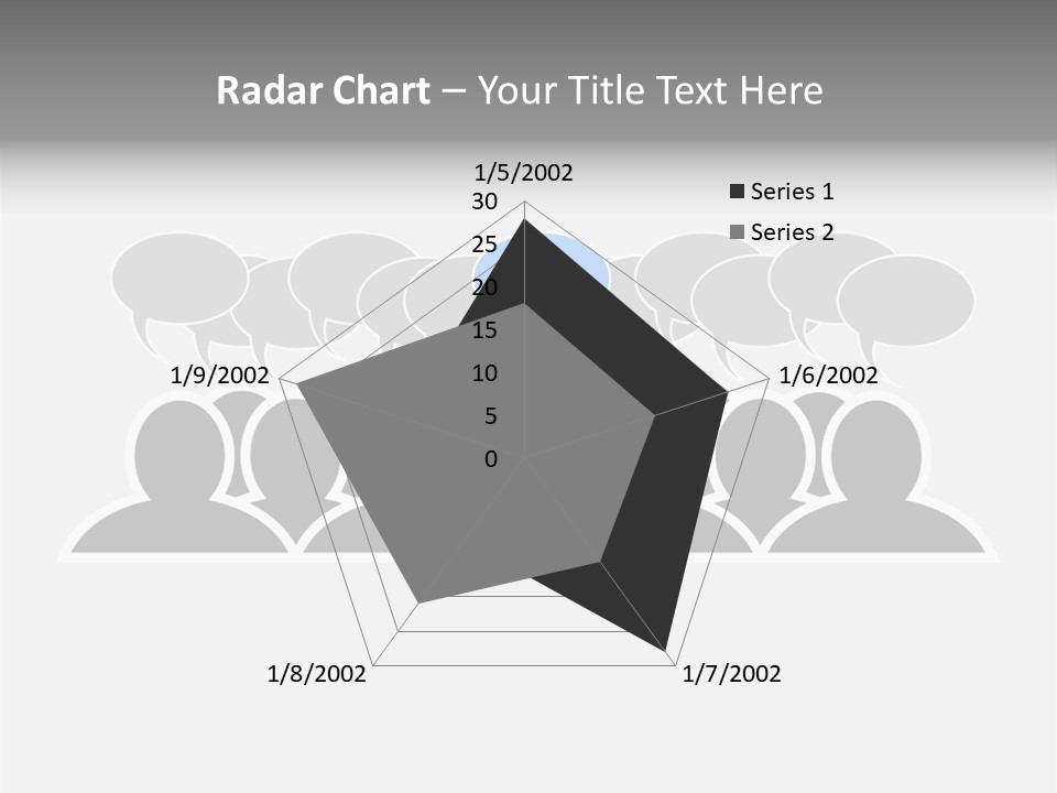 Advertisement Men Crowd PowerPoint Template