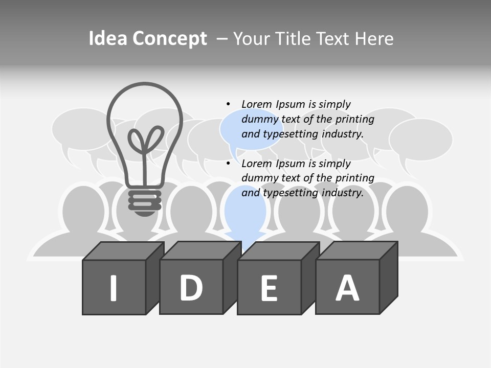 Advertisement Men Crowd PowerPoint Template