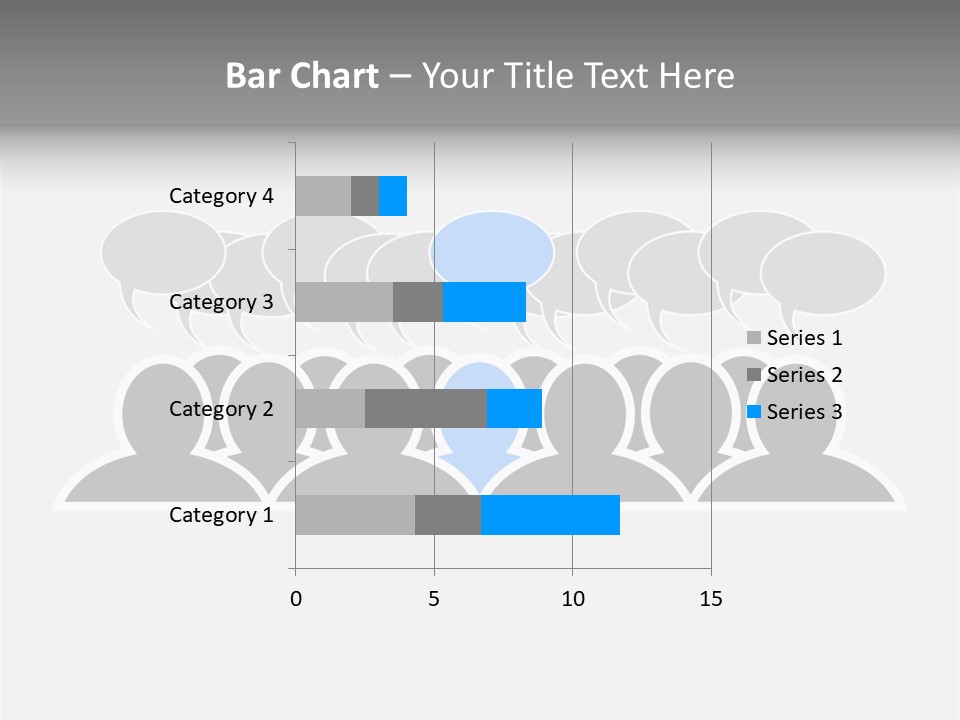 Advertisement Men Crowd PowerPoint Template