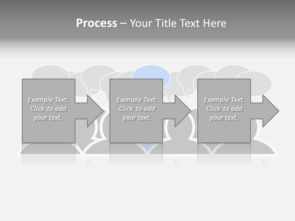 Advertisement Men Crowd PowerPoint Template