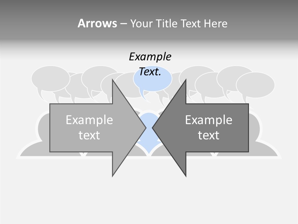 Advertisement Men Crowd PowerPoint Template