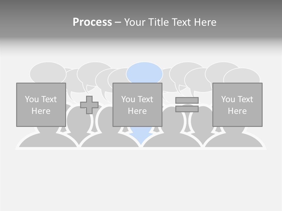 Advertisement Men Crowd PowerPoint Template