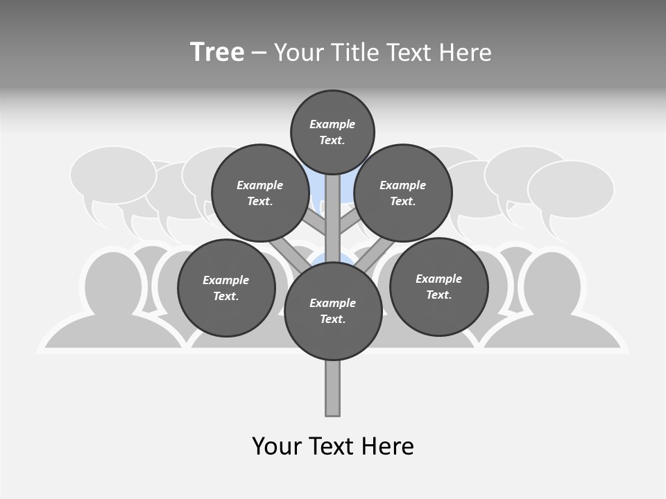 Advertisement Men Crowd PowerPoint Template