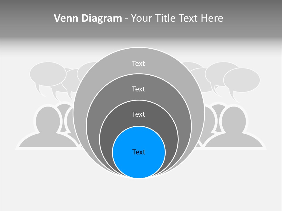 Advertisement Men Crowd PowerPoint Template