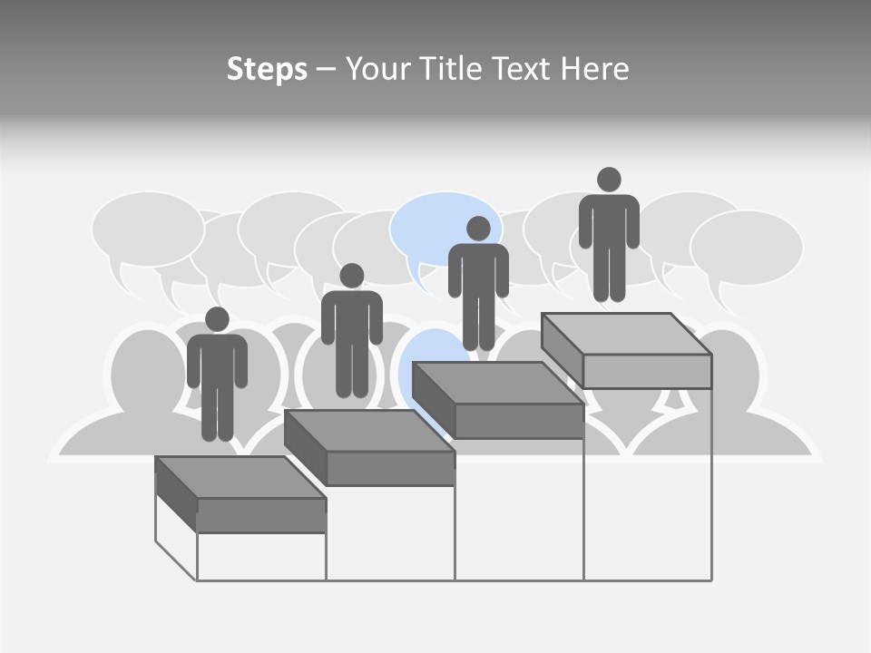 Advertisement Men Crowd PowerPoint Template