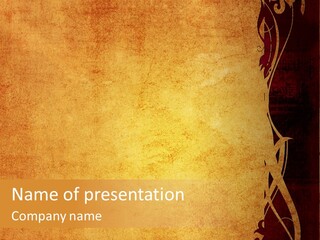 Design Ancient Crumpled PowerPoint Template