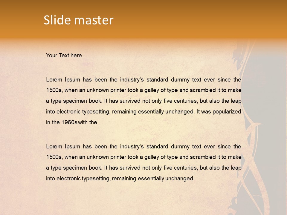 Design Ancient Crumpled PowerPoint Template