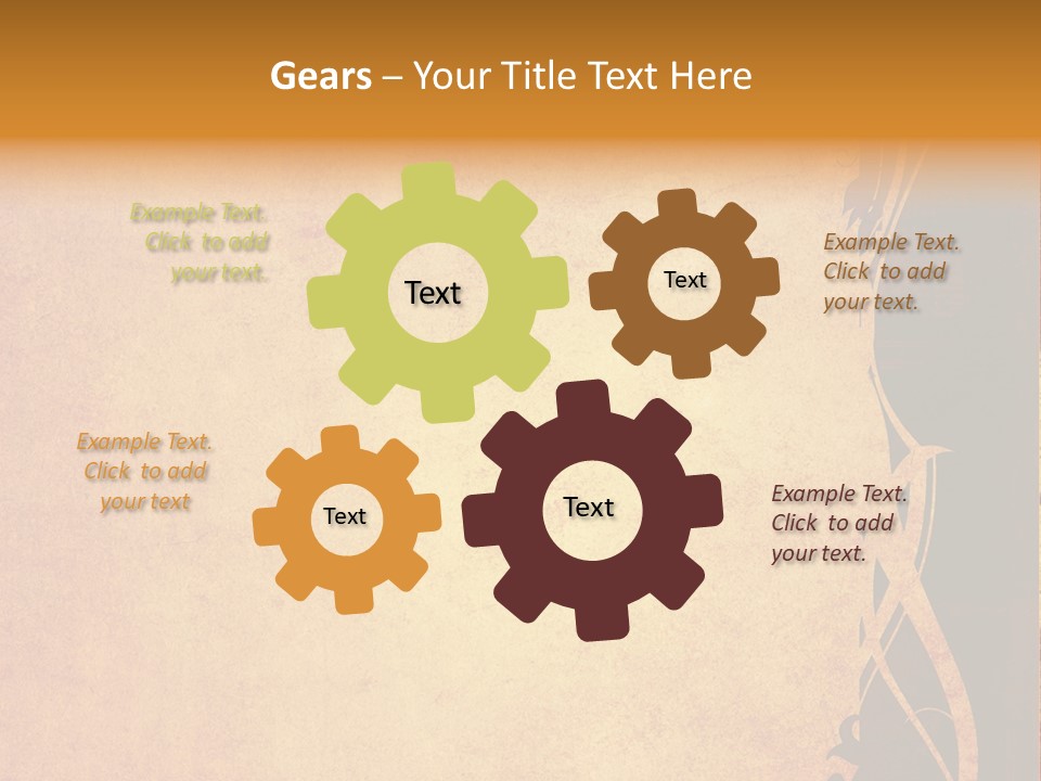 Design Ancient Crumpled PowerPoint Template