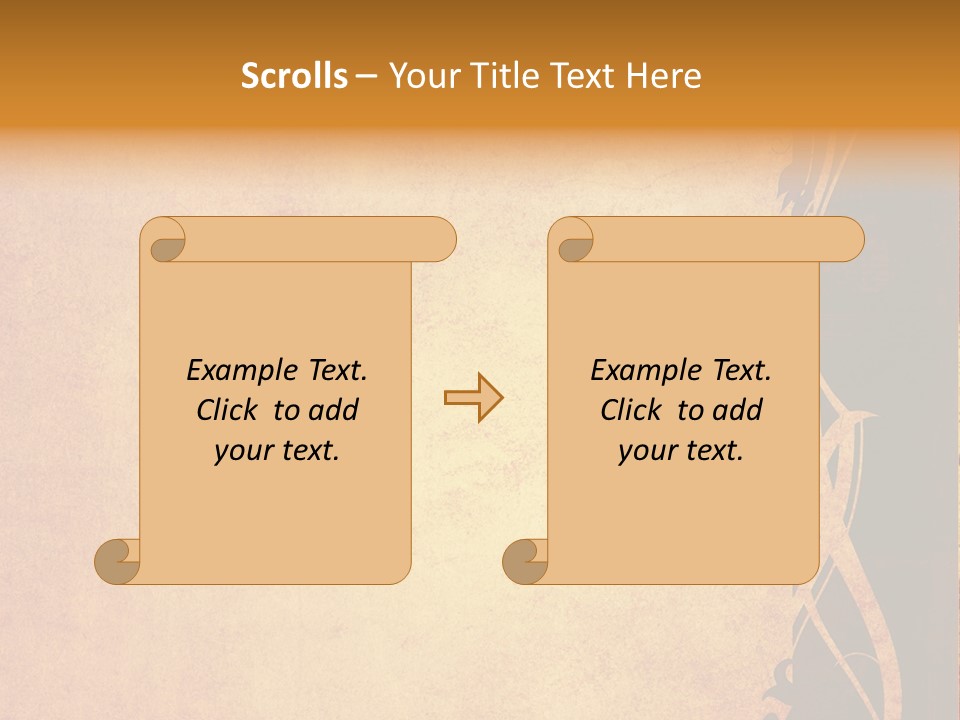 Design Ancient Crumpled PowerPoint Template