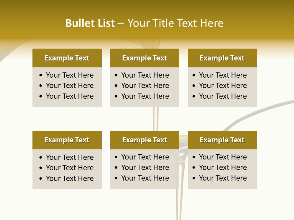 Background Olive Oily PowerPoint Template