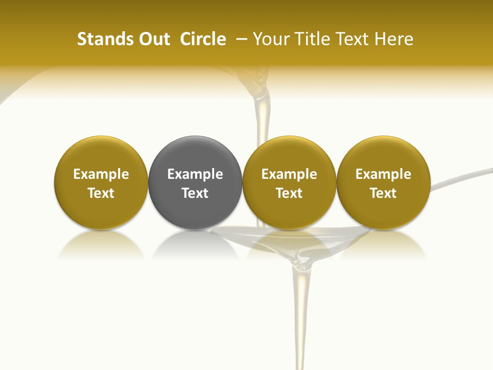 Background Olive Oily PowerPoint Template