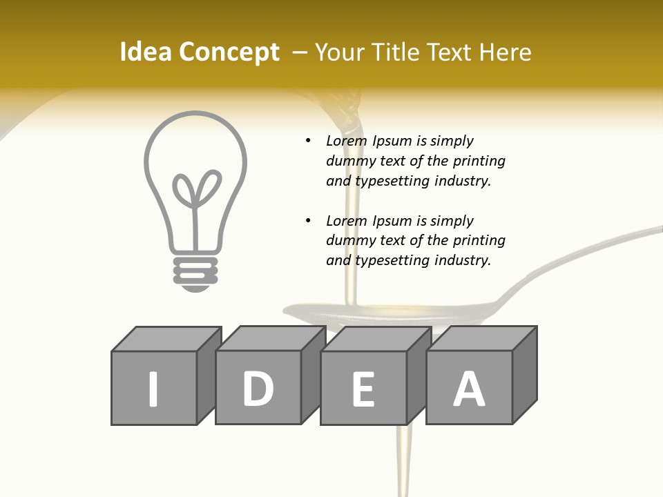 Background Olive Oily PowerPoint Template