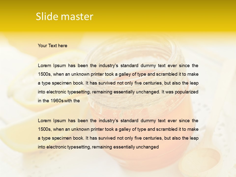 Decoration White Drop PowerPoint Template