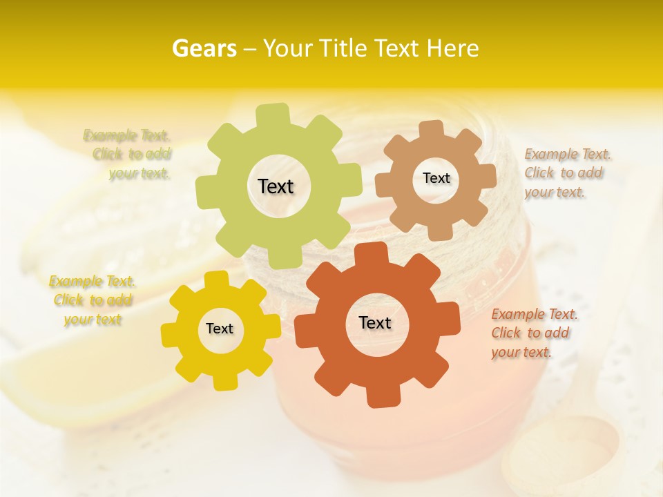 Decoration White Drop PowerPoint Template