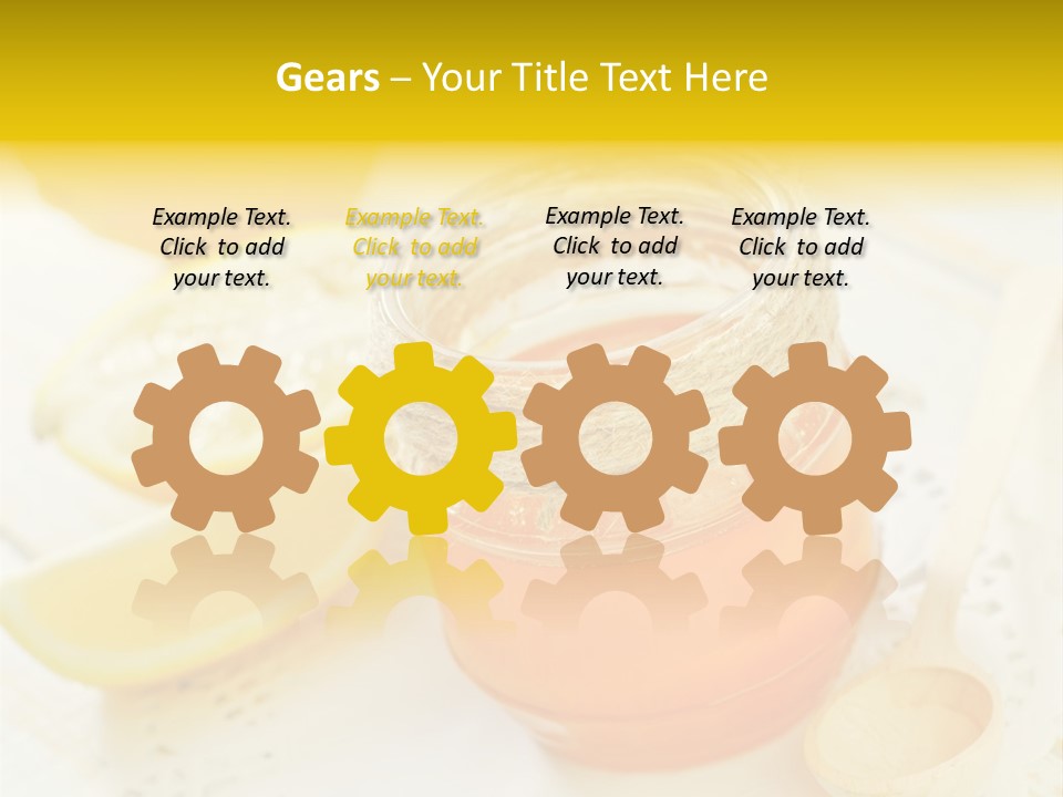 Decoration White Drop PowerPoint Template